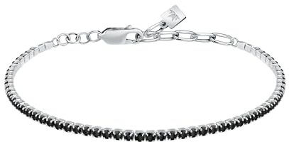 Morellato Herrenarmband aus 925‰ Silber, Zirkone, Tennis-Kollektion – SATT14