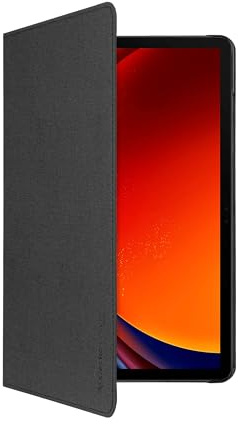Gecko Covers Easy-Click Eco Tablethülle, Geeignet für Samsung Galaxy Tab S9 / S9 FE / S10 FE / S10 Lite - 100% GRS-Material, Automatischer Schlaf/Wach-Effekt, Schwarz