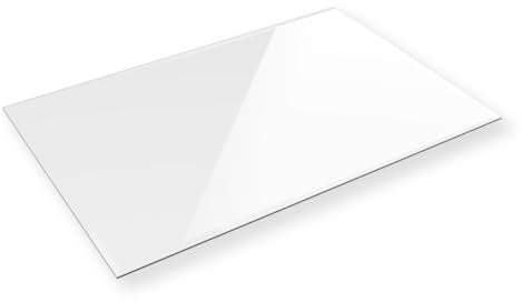 Glasplatte für Kaminofen - Glasscheibe mit 6mm ESG Sicherheitsglas - perfekt geeignet als Funkenschutzplatte - Verschiedene Größen (125x65cm, Klarglas)
