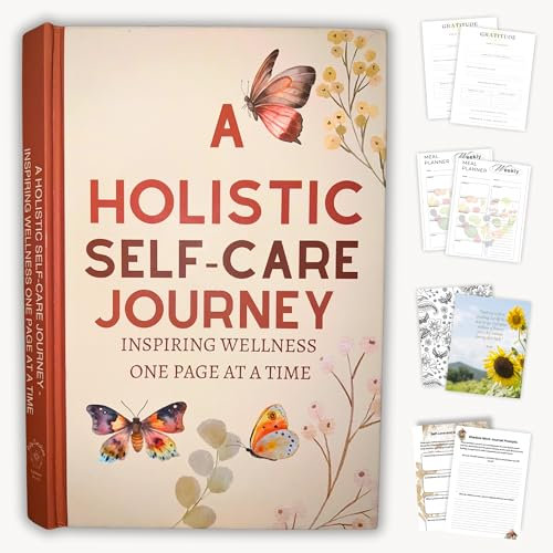 Ganzheitliches Selbstpflege-Tagebuch für Frauen und Männer, inspirierendes Wellness-Tagebuch, eine Seite nach der anderen, 5-Minuten-Tagebuch, psychische Gesundheit, Schattenarbeit, Selbstliebe,