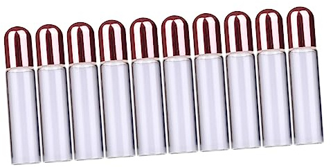 POPETPOP 10pièces Flacons Pour Huiles Essentielles Avec Applicateur Roll Bouteilles Anti-uv Pour Voyage Et Soins Personnels