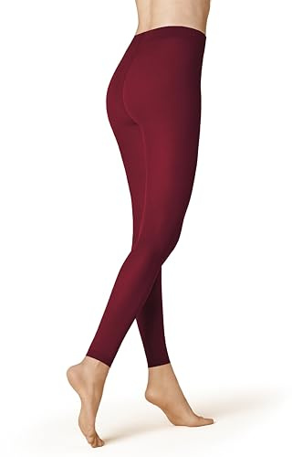 KUNERT Damen Leggings Velvet 40 weiches Abschlußbündchen 40 DEN festive red 1630 44-46