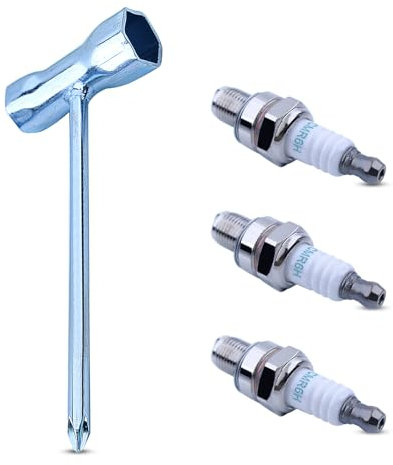 Haishine Candela per NGK, 3365 CMR6H Candela per Stihl/Bosch/Honda/Husqvarna/Echo per Champion RZ7C RZ7CT10 965 Sostituzione NGK stk 3365 con Chiave a Bussola