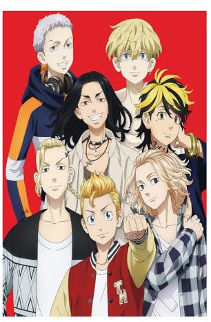 Debubo Tokyo Revengers Poster, japanische Manga-Persönlichkeit, Anime, dekorative Malerei, Wandkunst, Leinwandposter, Geschenke, 30,5 x 45,7 cm, ohne Rahmen