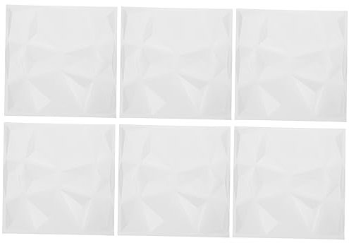 SEWOART 6 Stück 3d-wandpaneel Aus Pvc Selbstklebende Wanddekorplatten Für Wohnzimmer Schlafzimmer Büro Dreidimensionale Wandverkleidung Für Tv Hintergrund Und Kreative Dekoration