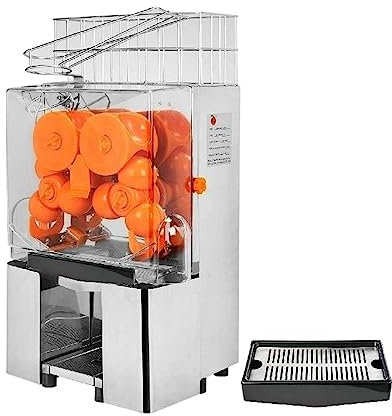 Exprimidor eléctrico de naranjas de 22-30 uds/Min, exprimidor de frutas, máquina exprimidora de bebidas for tienda, Bar, restaurante, uso comercial Mejorar la eficiencia