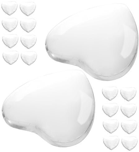 Healvian 30pcs Glass Nail Beads Card Nail Art Display Holder for Salon Showing Beads Manicure Sample