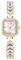 rorios Armbanduhr für Frauen mit Armbändern Elegante Kleine Quadratischem Uhr Modische Diamant Uhren Dress Analog Quarz Uhr Damen Edelstahl Uhr Gold