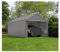 Tragbarer Carport FüR DraußEn Carport for den Außenbereich, 3 x 6 m, Robustes Überdachungs-Lagerschuppen, tragbare Garage mit abnehmbaren Seitenwänden und Türen FüR Auto, LKW, Boot