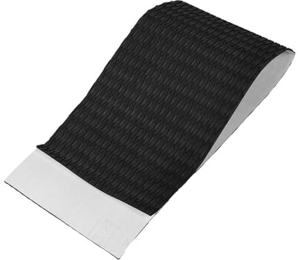 KITANDOVE Self-adhesive Foam Surfboard Traction Pad Non- Deck Grip Mat for Boards and Boats Tail Pad Black Versatile Use for Water Sports
