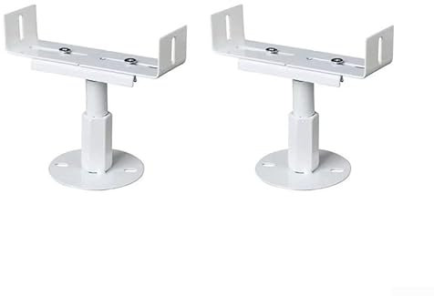 Radiator Feet Adjustable Radiator Wall Brackets 18-23cm High White Iron Support for Column Radiators Vintage Style Home Decor(2pcs)