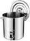Bollitore per birra in acciaio inox, con coperchio, per la produzione di latte, con beccuccio, per casa e esterni (dimensioni: 30 L)