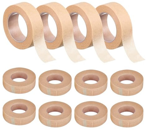 12 PCS Micropore Tape,Nose Tape After Rhinoplasty, Micropore Self Adhesive Skin Earring Tapes for Skin, Dressings and Face,Hypoallergenic