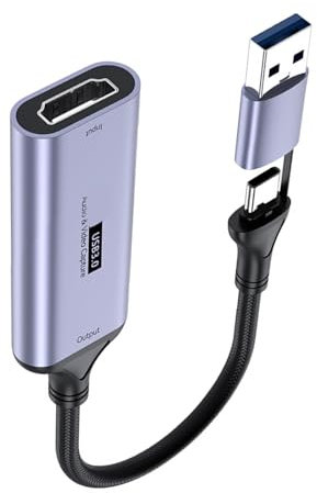 ANMITI USB Video Erfasst Karten Digitale USB+Typ C Zu HDTV Video Record Erfasst Geräte Video Rabber Für PC Laptop
