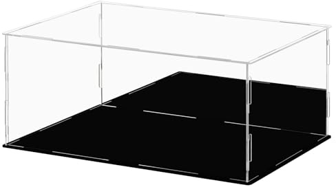 JFUTD Teca Espositiva Vetrina Espositiva per Collezionismo Vetrinetta Espositiva per Soggiorno, Camera da Letto, Ufficio,2mm, 45/50/55/60/65/70cm(60x30x30cm/24x12x12in)