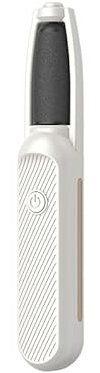 Rapeuse Pieds Electrique, Ponceuse Pieds Electrique, Livré avec un Câble de Chargement USB et 4 Limes à Pieds Remplaçables, Râpe Electrique Pieds 3 Vitesses, Blanc