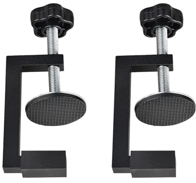 Tragbare Aluminium-C-Klemme, Holzbearbeitungsklemmen für Holzbearbeitungsprojekte, tragbares, stabiles Werkzeug mit rutschfestem Design, Schnellspanner-Aluminium-Klemmen