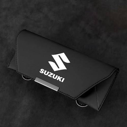 wxjcg Auto Brillenetui Passend für Suzuki Swift Sport 2017-2025, Auto Brillenetui Auto Sonnenblende Brillenetui Autozubehör Einhandbedienung,B