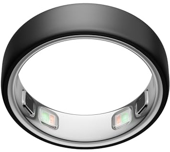 OURA Ring 5 Stealth – Smart Ring – Größe 10 – Fitness & Gesundheitstracker Ring – Kompatibel App (iOS & Android)
