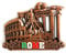 3D City Metal Fridge Magnets Country Holiday Souvenir London Paris NewYork Berlin Dubai Amsterdam Rome Prague Milan Barcelona Venice (Rome)