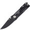 Sanrenmu 7037 Pocket Folding Knife 8Cr14Mov Stainless Steel Frame Lock with Clip (Black)