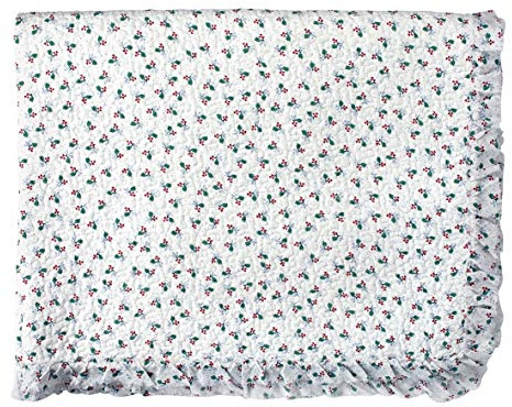 GreenGate Bed Cover Joselyn White w/Frill 140x220cm