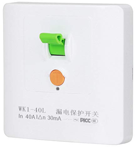 YWBL-WH Jm-40 220 V 40A Protecteur De Fuite Électrique Interrupteur De Prise Murale pour Climatiseur Chauffe-Eau Électrique, Briseur,Briseur