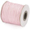 Cheriswelry Cordon en polyester 0,5 mm avec bobine pour fabrication de bijoux Macramé Rose perle