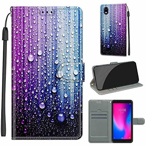 TOMYOU für ZTE Blade A3 2020 Hülle Handy Stoßfestes Flip-Holster Premium Leder PU Handyhülle Case Schutzhülle mit Kartenfächer, für ZTE Blade A3 2020