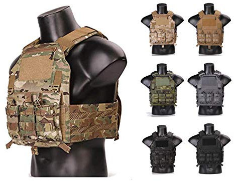 Emerson 420 PLate Carrier Military Tactical Vest Molle Combat Vest (Ranger Green)