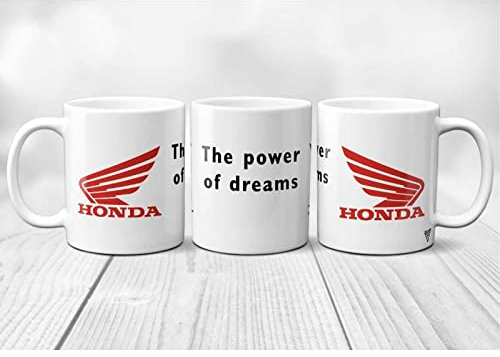 Tazza in ceramica moto rosso, stampata in Francia