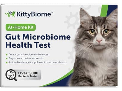AnimalBiome Cat Gut Health Test – KittyBiome At Home Stool Testing Kit, Feline Fecal Analysis for Digestive Issues, Diarrhea & Allergy Insights w/Personalized Report & Custom Plan (Cats in US)