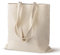 AllBags 5 STK Baumwolltasche 380 x 420 mm mit langen Griffen 70 cm, Einkaufstasche, Alltagstasche, arbeitstasche damen, strapazierfähige stofftasche kindergarten, jutebeutel, ecru 38x42 cm