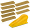 Dura-Gold Micro Hand Sanding Block Kit, 3.5” x 1” Pad, Hook & Loop Backing, 40 Sandpaper Sheets, 5 Each 60, 80, 120, 180, 220, 320, 400, 600 Grit - Wood Woodworking, Small Detail Finishing Sander