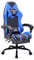 play haha.Silla Gaming de Oficina Giratoria de Ordenador Silla de Tareas Silla de Escritorio Silla Ergonómica Silla de Carreras Silla de Cuero Silla PC Gaming (Azul,con Reposapiés),Largo,8021
