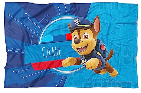 PICANOVA PAW Patrol Chase Handtuch 140x90cm – Hochwertiges Bedrucktes Handtuch – Blickfang-Strandtuch Aus Hautfreundlichem Frottee