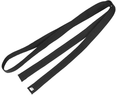 Taekwondo Gürtel Baumwolle Judo Hapkido Kampfsport Uniform Karate Gürtel Universal Fit Rank Gürtel Kampfsport Gürtel für Männer Frauen Kampfsport Kostüm Supplies, Schwarz , Einheitsgröße