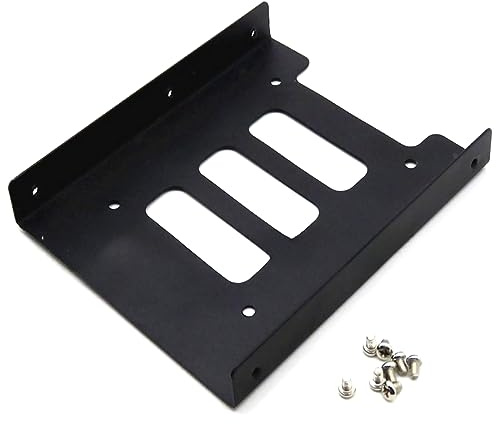 ZEZEFUFU SSD Mounting Bracket Kit HDD SSD Bracket 2.5 to 3.5 Drive Bay Adapter Drive Bay Mounting Bracket