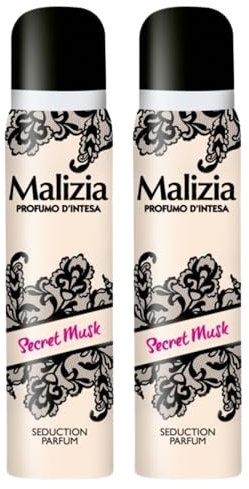 Deodorante Donna, Profumo D'Intesa, Secret Musk 100ml (2 Spray)