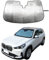 Parasol para parabrisas de coche, parasol plegable para B-M-W X1 U11 2023-2024, bloquea los rayos UV y mantiene el vehículo fresco (estilo B)