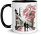 Mug Paris tour Eiffel France Souvenir Voyage Tasse Monuments Dessin Romantisme Élégance Déco Café Ville Lumière Thé Cadeau Art Original France Romantique (Romantique)