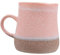 KICHOUSE Taza de cerámica de transformación de horno tazas vintage taza china tazas con asa Taza de café de cerámica - taza de cerámica taza de mano casera taza de leche de cerámica rosa