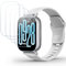 Vauki 4 Pezzi Vetro Temperato per Xiaomi Redmi Watch 5 Active, Durezza 9H Pellicola Protettiva, Antigraffio Senza Bolle Ultra HD Chiaro Installazione Facile Sensibile al tocco Vetrino Protezione