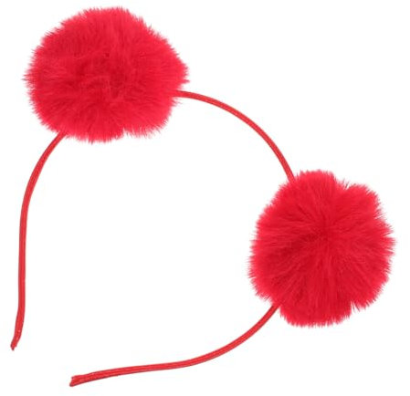 Holibanna Katzenohren Haarreif Mit Pompons Lustiges Stirnband Für Karneval Geburtstag Und Mottopartys Leicht Bequem Und Vielseitig Für Verschiedene Anlässe Perfektes Für Freunde Und