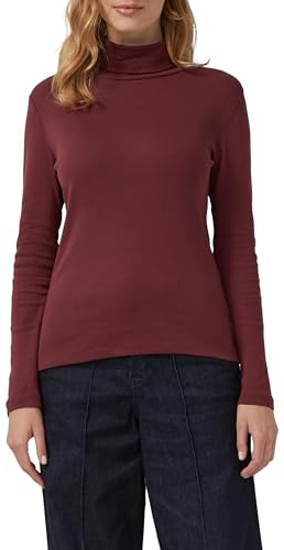 s.Oliver Longsleeve im Slim Fit mit Rollkragen