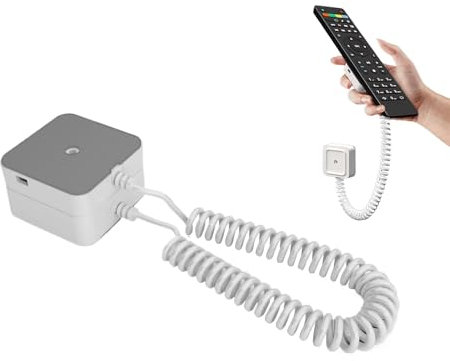 Soporte de control remoto de TV retráctil, Soporte de control remoto de TV - Almacenamiento de organizadores de control remoto antirrobo,Organizador magnético seguro para lugares comerciales