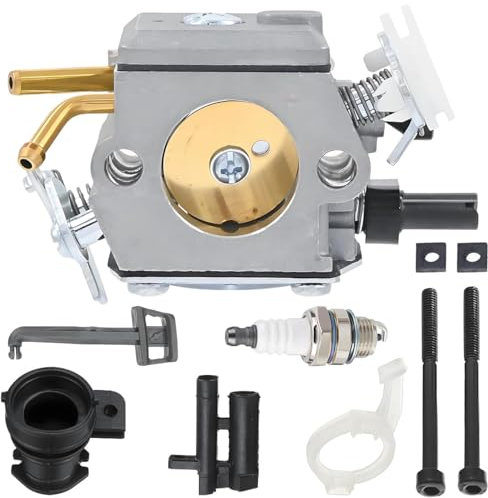 Qiuwanzia Kit carburateur pour Husqvarna 362 365 371 372 372XP 372XPW tronçonneuse, pièces de rechange 503283203 503281801 HD-12 HD-6 avec bougie