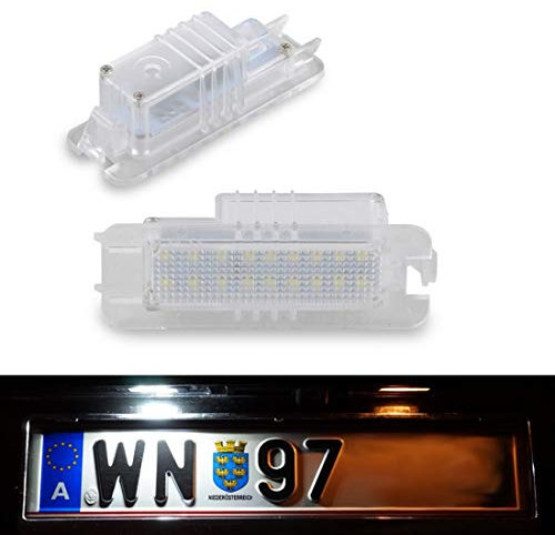 DoLED D01-1 LED Kennzeichenbeleuchtung mit E-Prüfzeichen 100% Wasserdicht Kaltweiss/Pure White