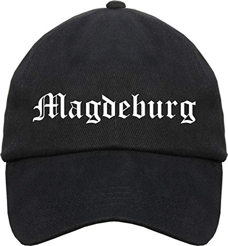 sostex Magdeburg Cappy - Altdeutsch Bedruckt - Schirmmütze Cap Einheitsgröße Schwarz