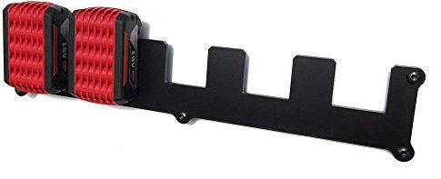 Support Mural pour Bosch Pro Professionnel Nal Piles 18V-LI Procore … - Noir, 5 Akkus